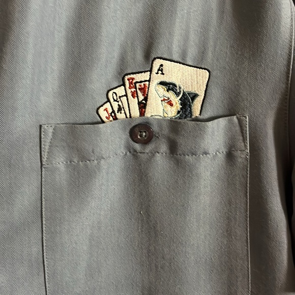 Card sharks poker player vacation style shirt. B7 - Picture 2 of 7